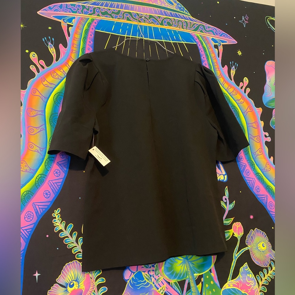 12) NWT Cute puff sleeve top - Picture 3 of 6